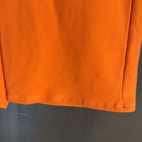 NWT Orange Fleece 2 piece Rebdolls "Look Alike" Insulated Cropped top & Shorts - Picture 13 of 15